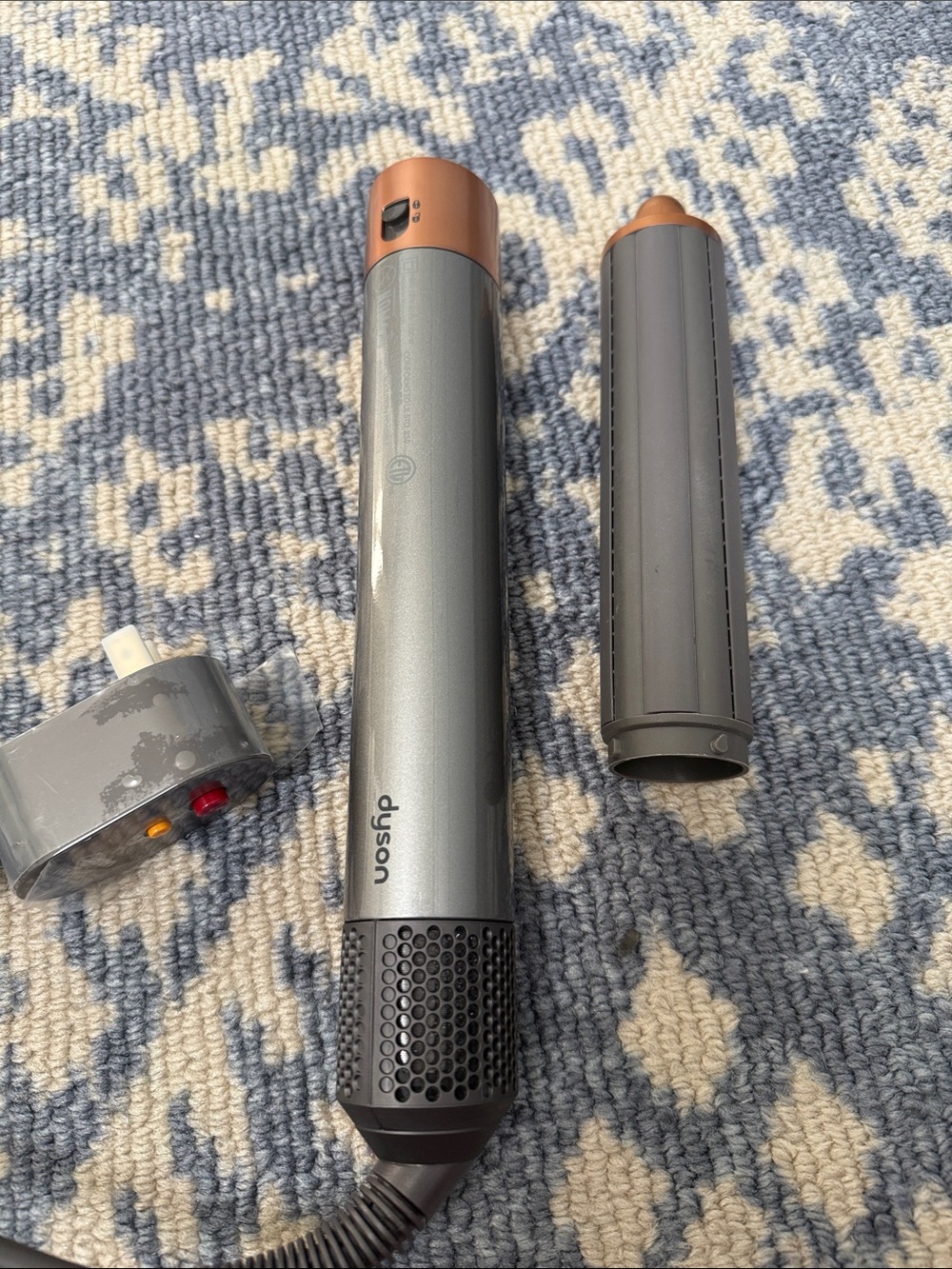 Dyson Hair Styling Barrel Set in Gray and Copper Accents